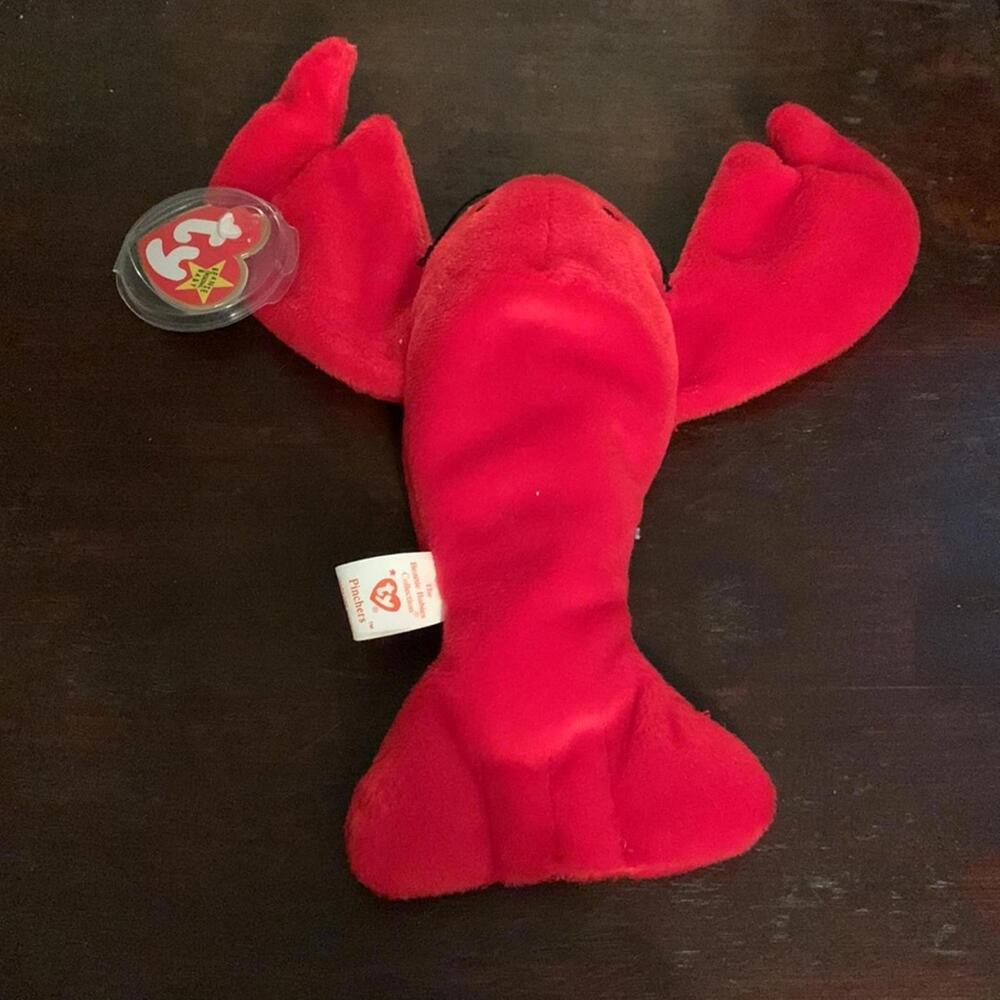 🍁Ty beanie babies Pinchers Lobster DOB 6/19/93 - Picture 2 of 12